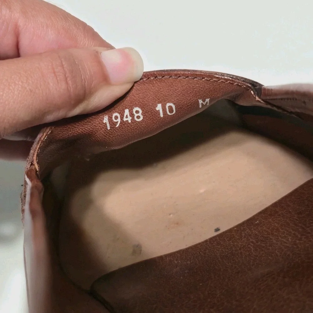 Vtg Bally Italy Men 10 M Brown Leather Tassel Loafers Dress Slip On Shoes